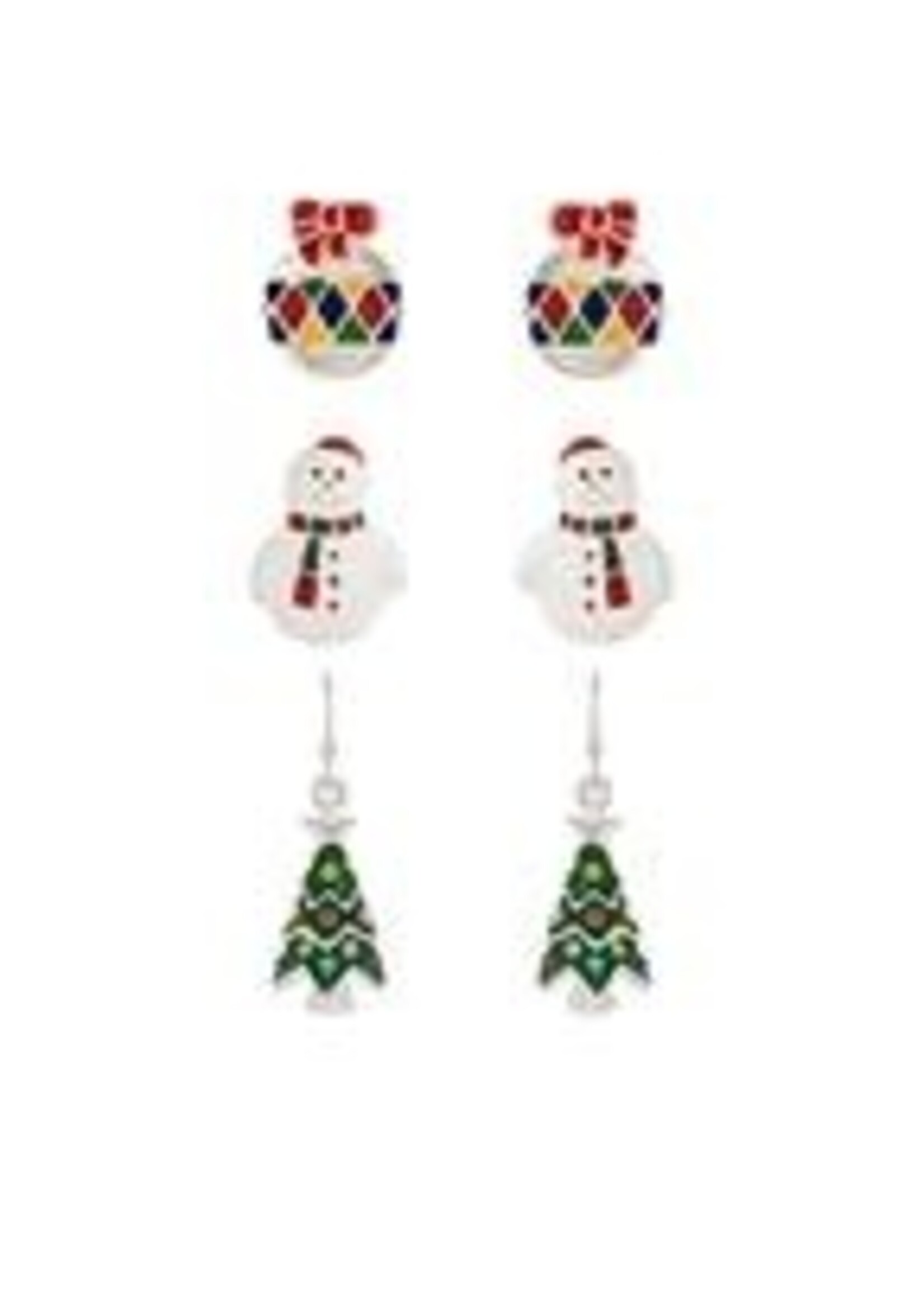 3 Earring Christmas Set