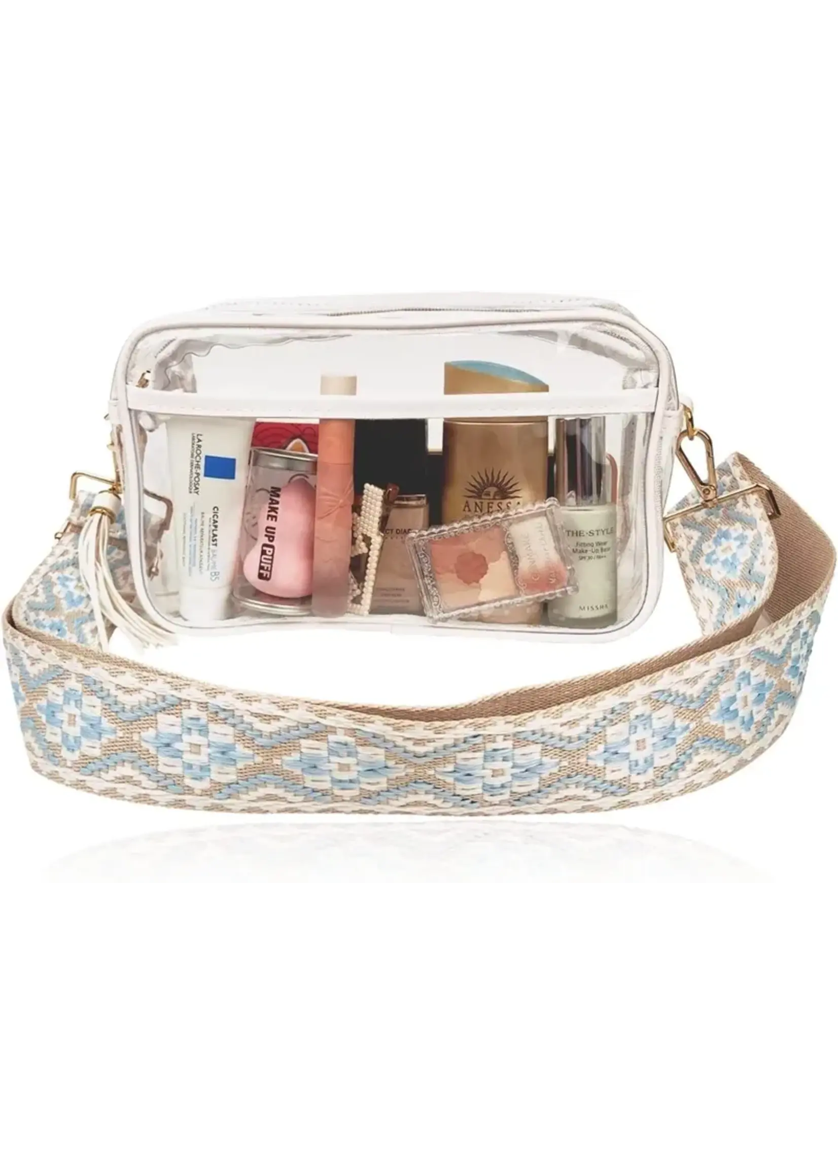 Clear Purse W/ Guitar Strap