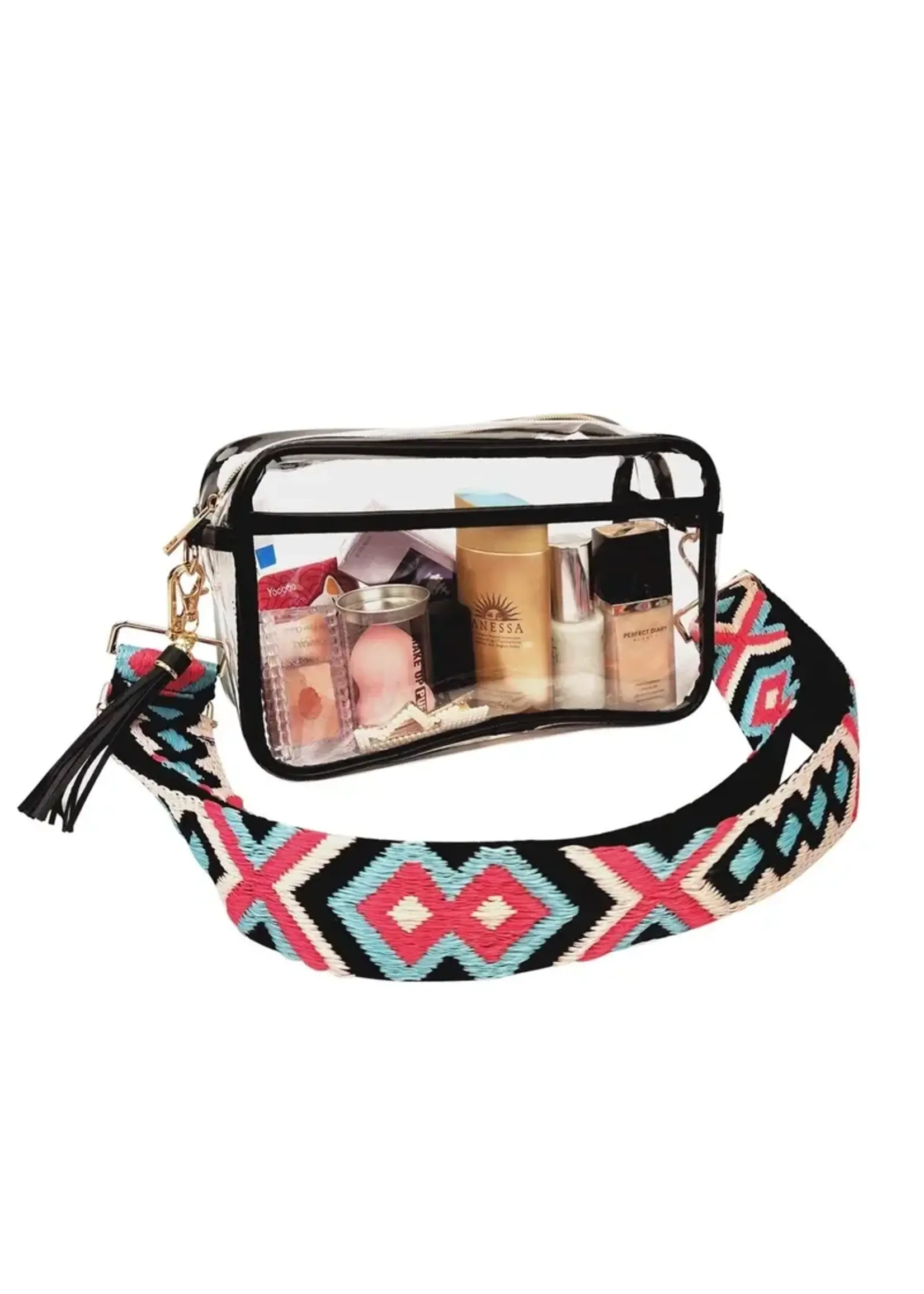 Clear Purse W/ Guitar Strap