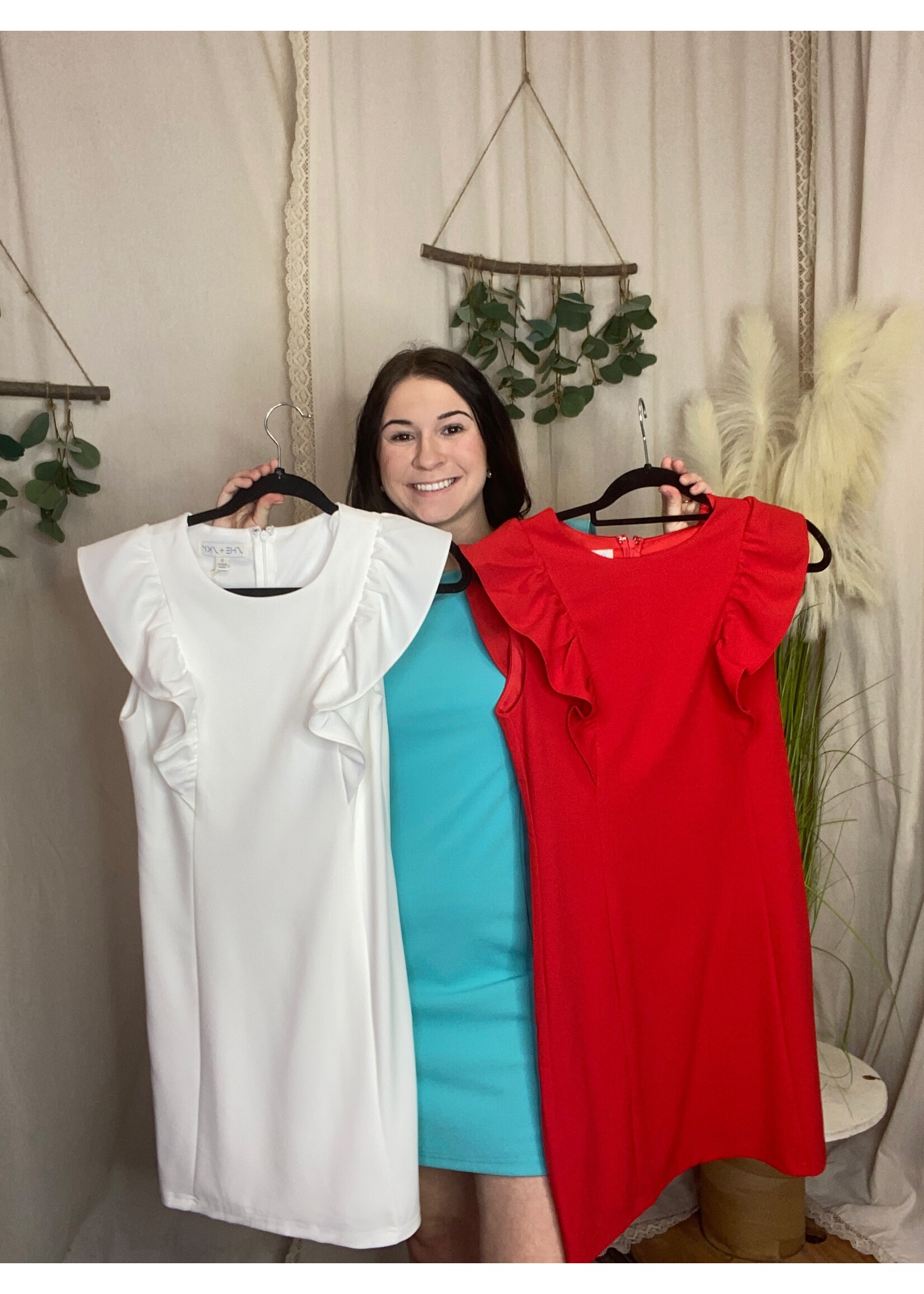 Springtime Sweetie Ruffle Sleeve Dress - The Cherry Lane