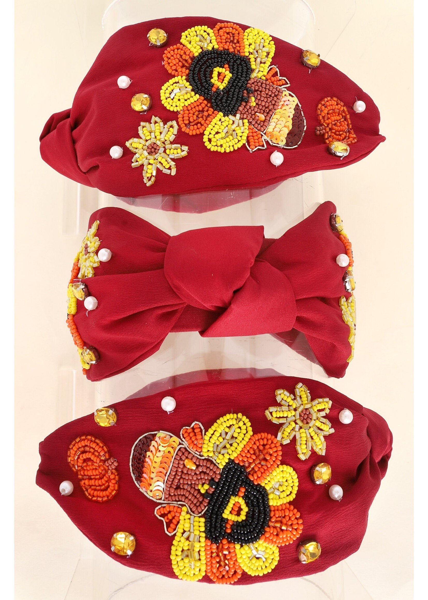 Fashionistar Accessories Beaded Holiday Headband