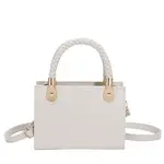 nihao Mini Square Leather Handbag