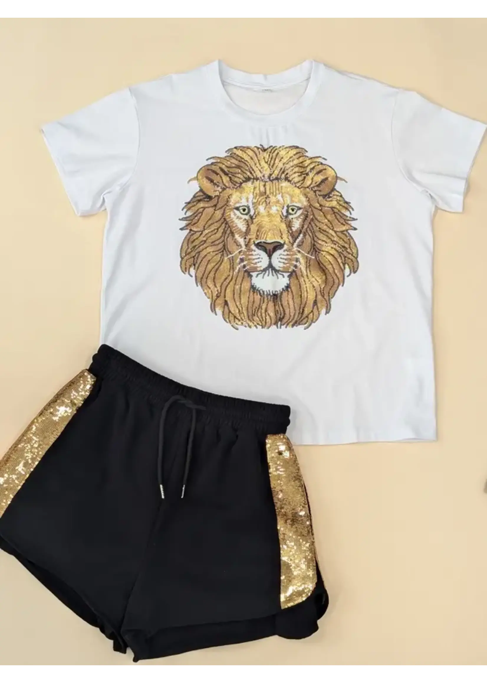 bomb designs Side Sequin Shorts