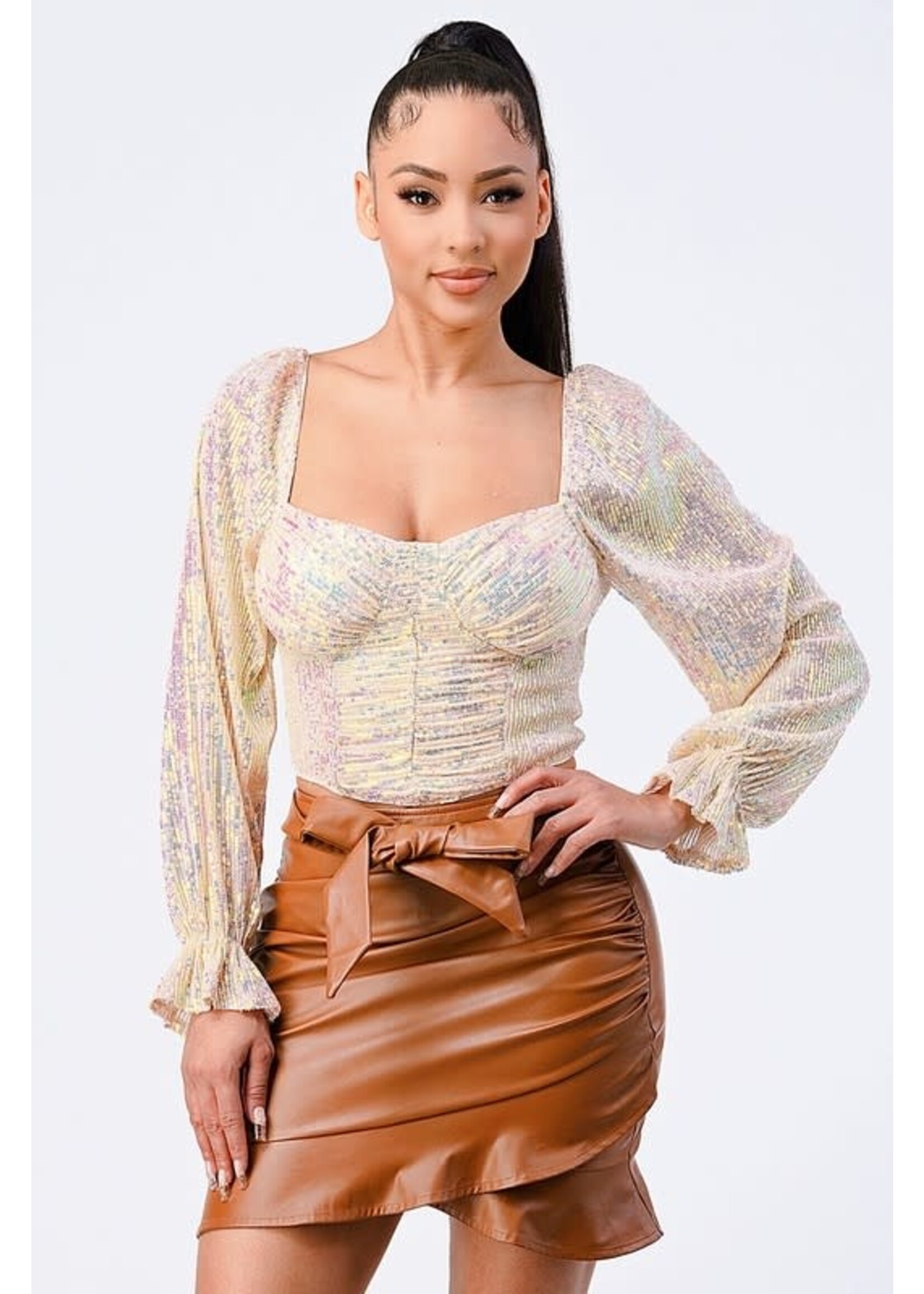 Let's Party Sequin Top