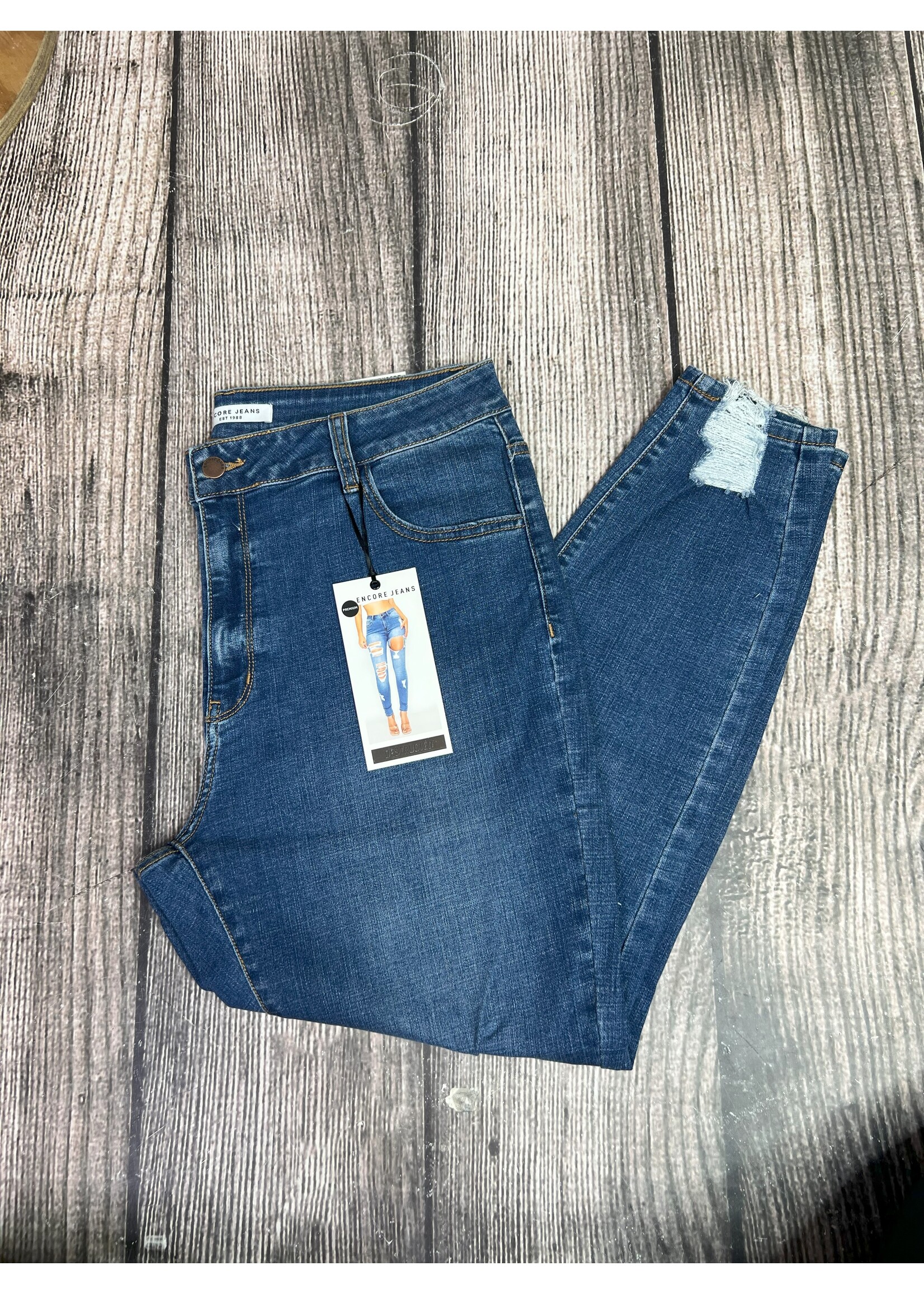 PL High Rise Distressed Skinny
