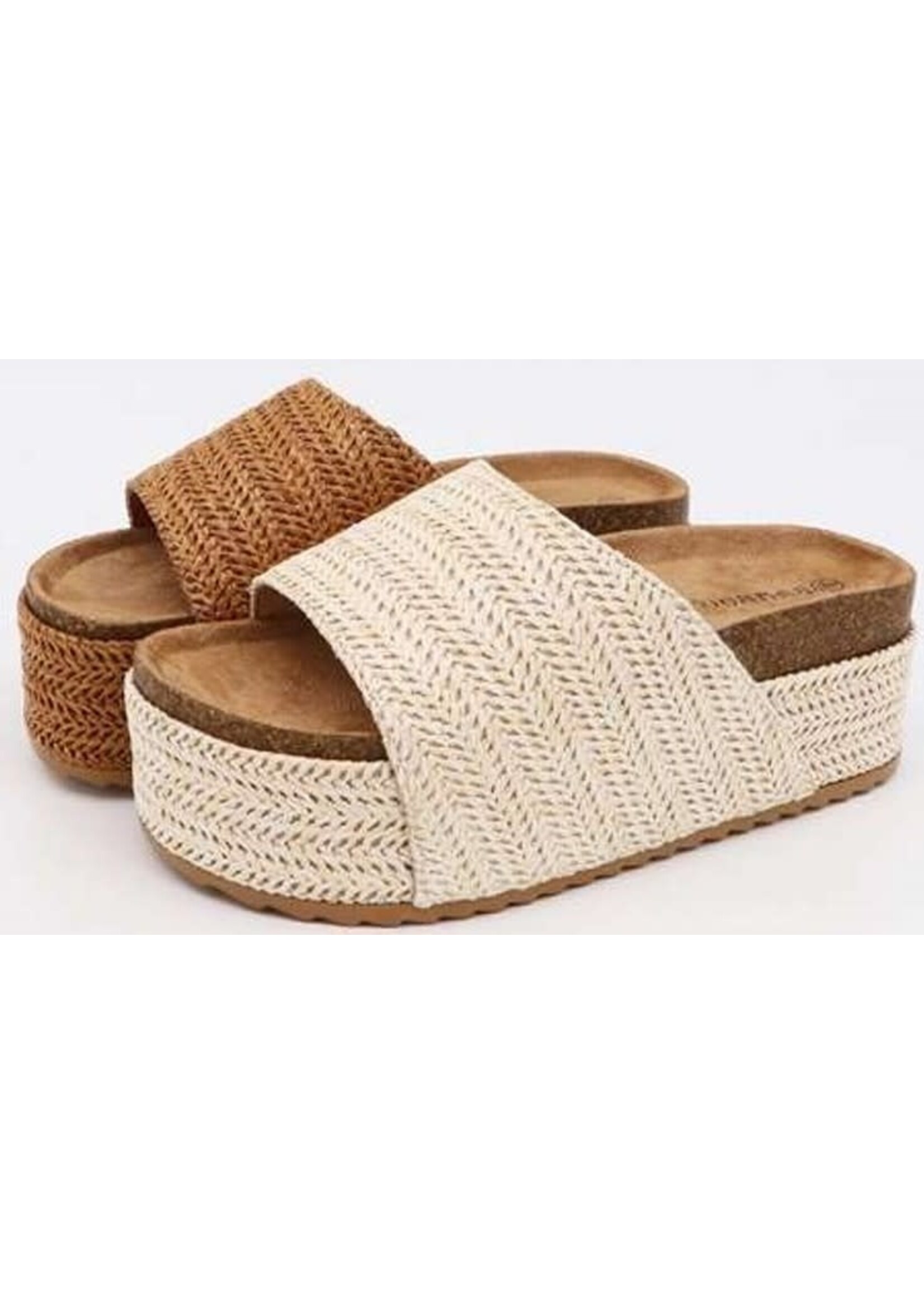 Blowout-23 Raffia Cork Platform