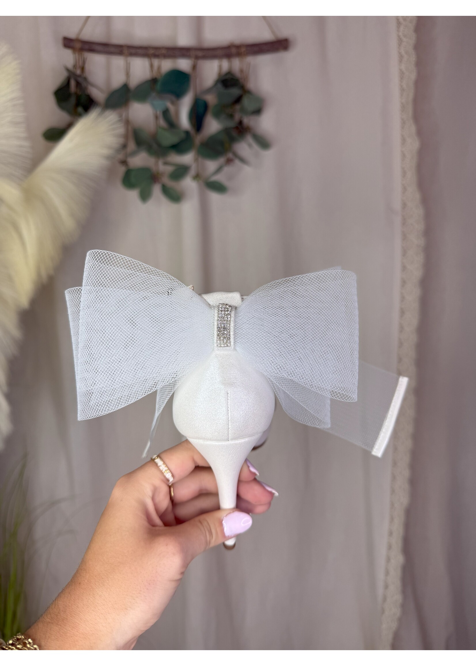 Citron Stone Heel W/ Bow