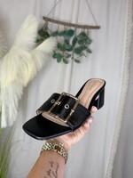 Bobbie-37 Wide Buckle Band Heel