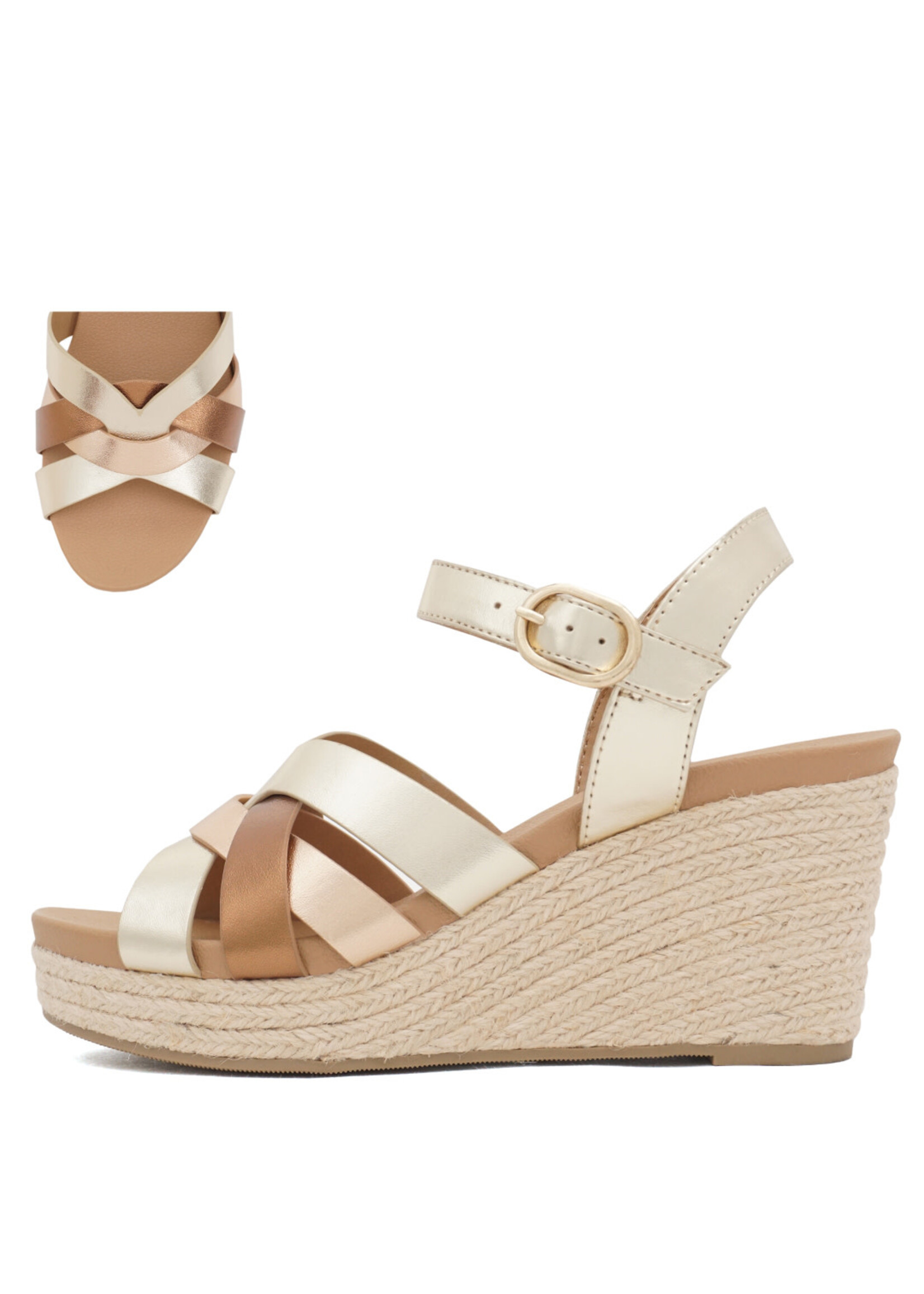 Tier Braided Wedge