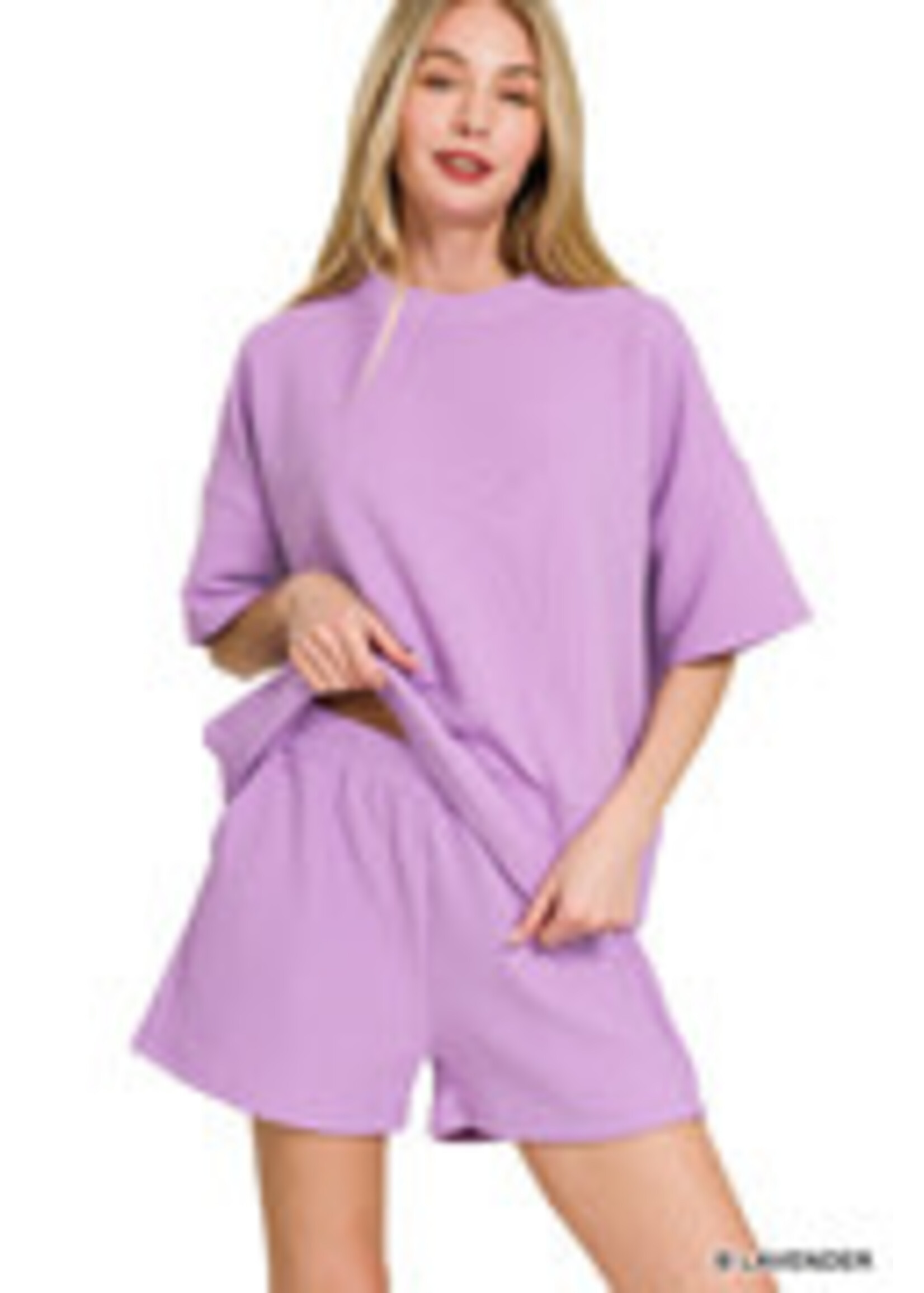 Clear Blue Skies Shorts Set