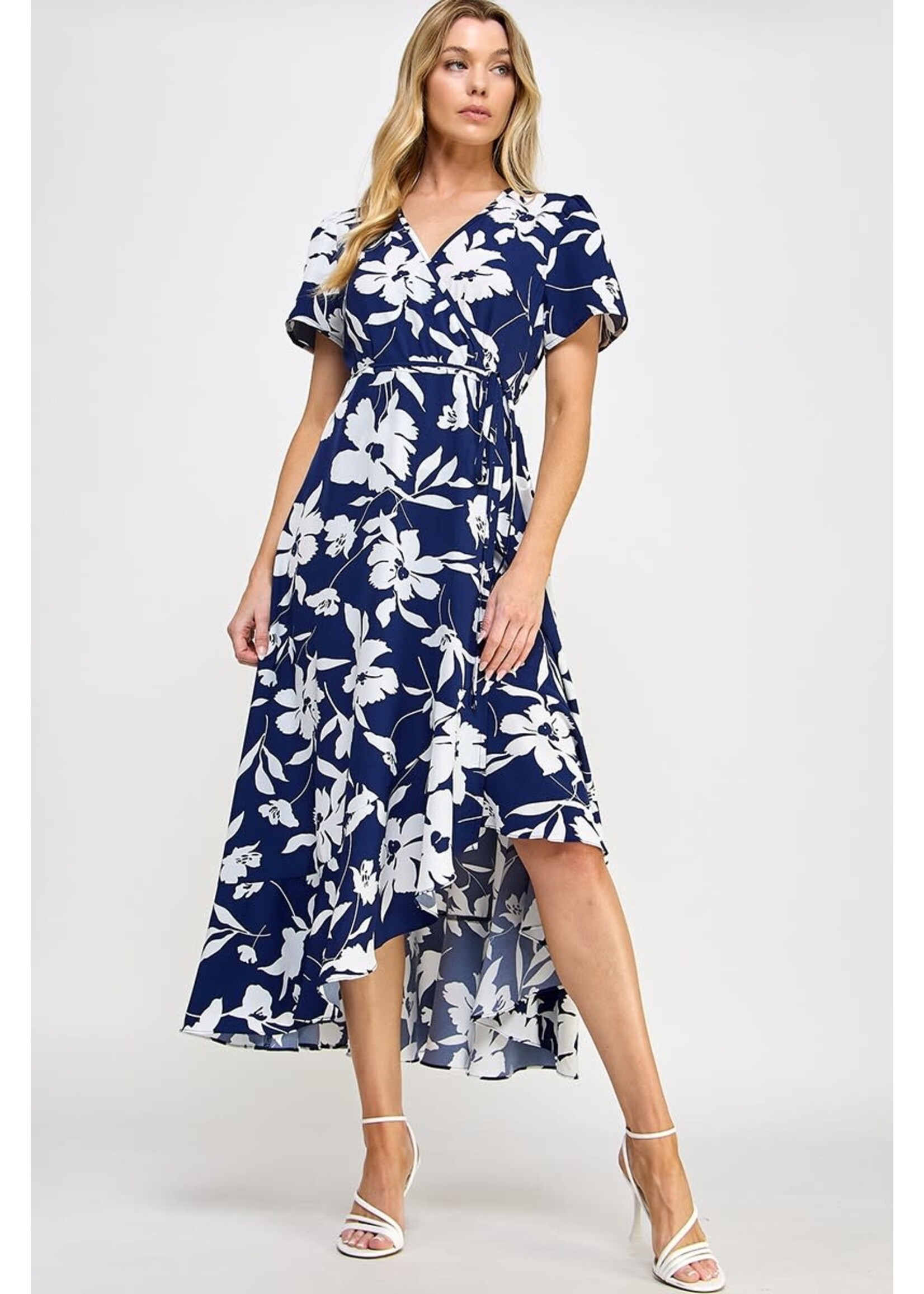 Kiss You Back Wrap Dress