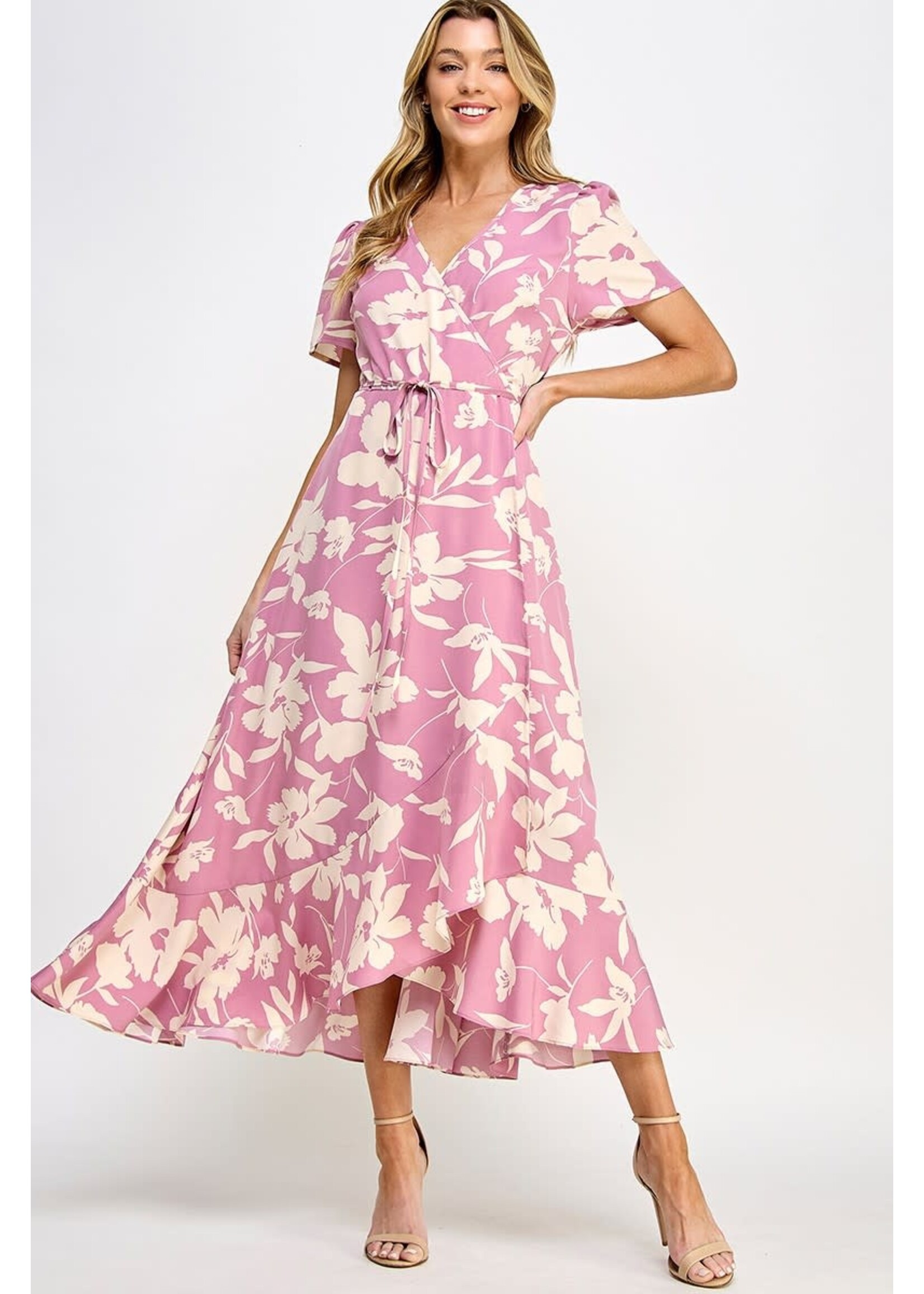 Kiss You Back Wrap Dress