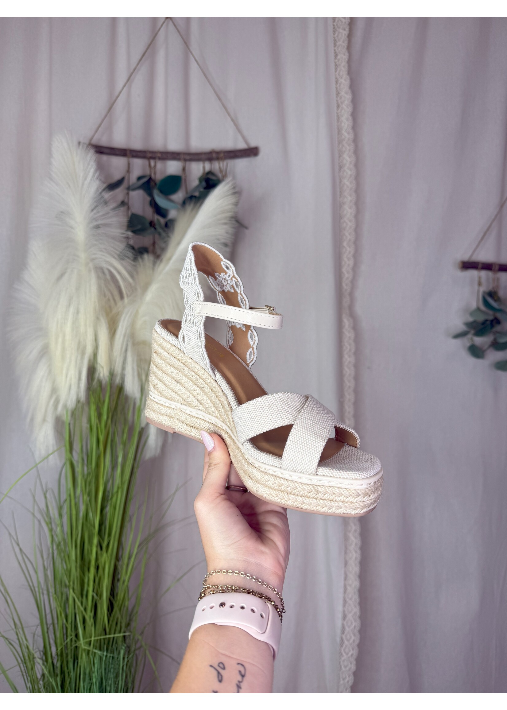 Likey Lace Wedge