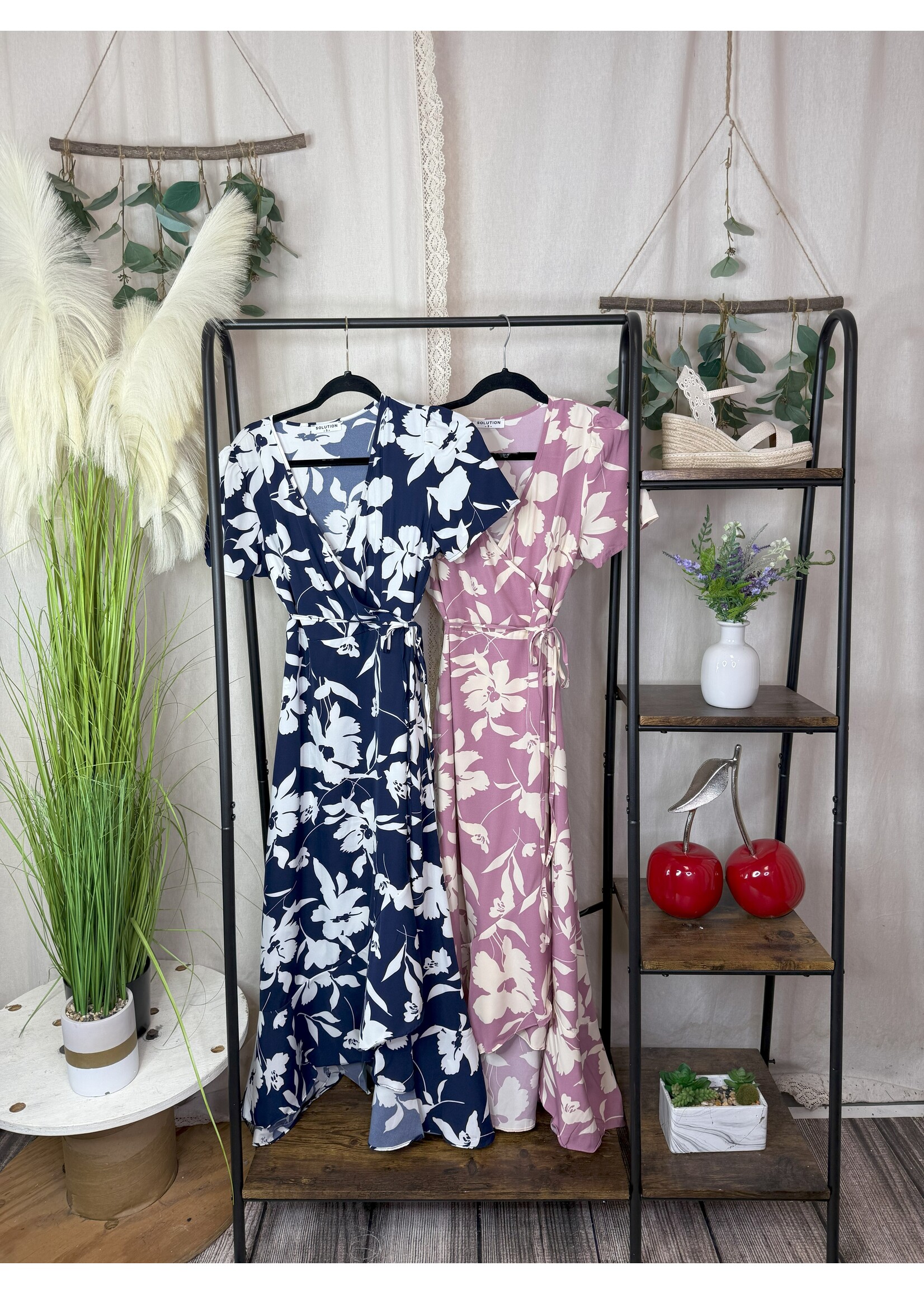 Kiss You Back Wrap Dress