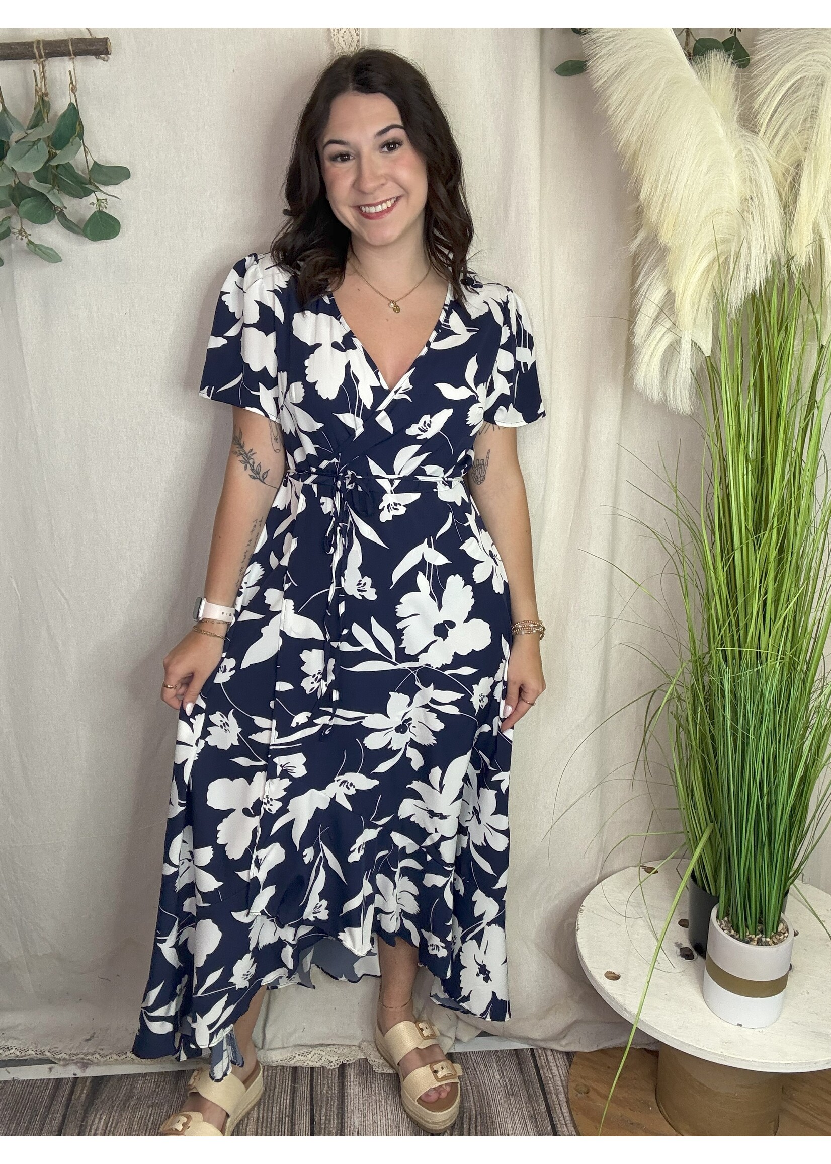Kiss You Back Wrap Dress