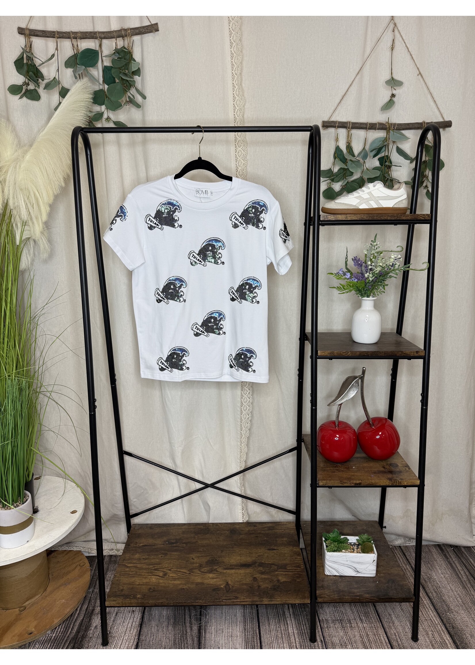 bomb designs Big Roll Wave Fan Top