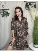Vanilla Monkey Leopard Charm Dress
