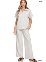 Scuba High Neck Half Zip Top & Pants Set