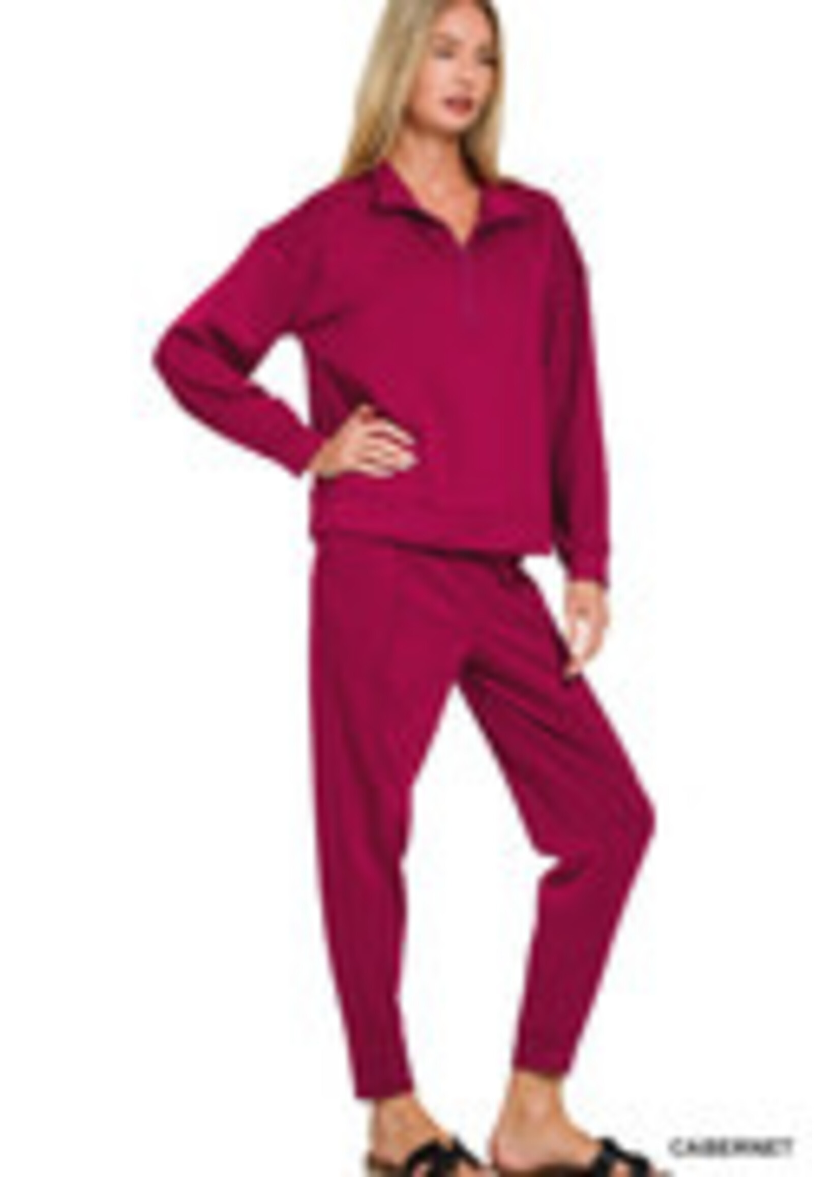 Scuba Half Zip Pullover & Jogger Set