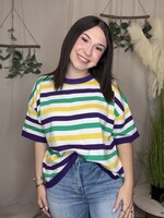 MG slim stripped sweater