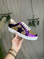 makers Miel Sparkle Star Double Laces Shoes