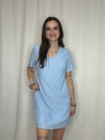 Lace V-neck Shift Dress