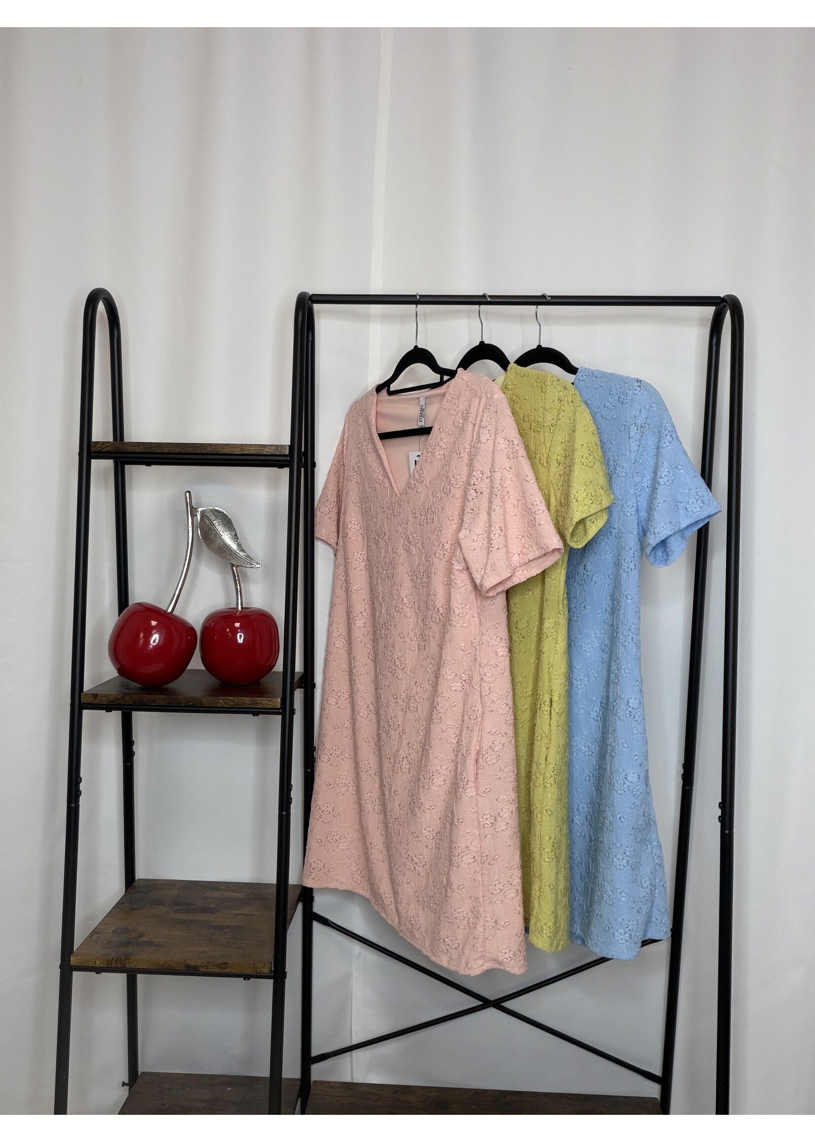 Lace V-neck Shift Dress