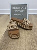 Corky's Hangover-Raffia Shoes