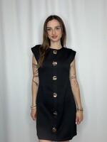 Drop Sleeve Knit Button Down Dress