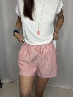 Striped Drawstring Waist Shorts