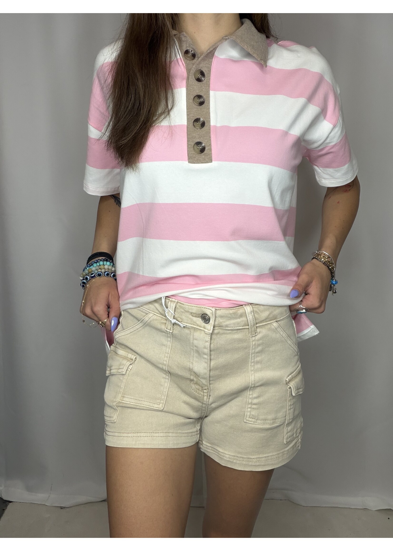 Cargo Pocket Jean Shorts