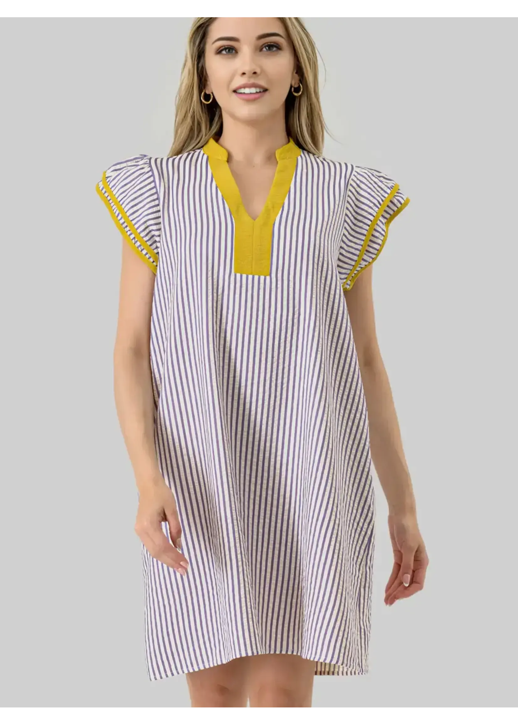 pixi+ivy Seersucker Striped Dress