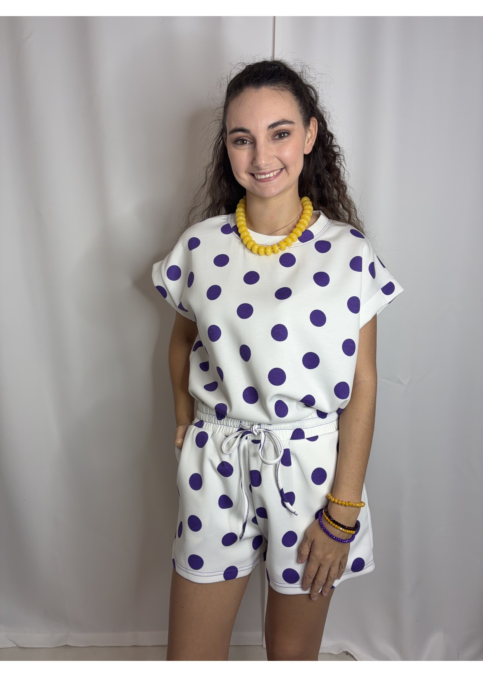 sewn and seen Varsity Dot Scuba Set
