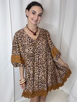 Leopard VNeck Dress