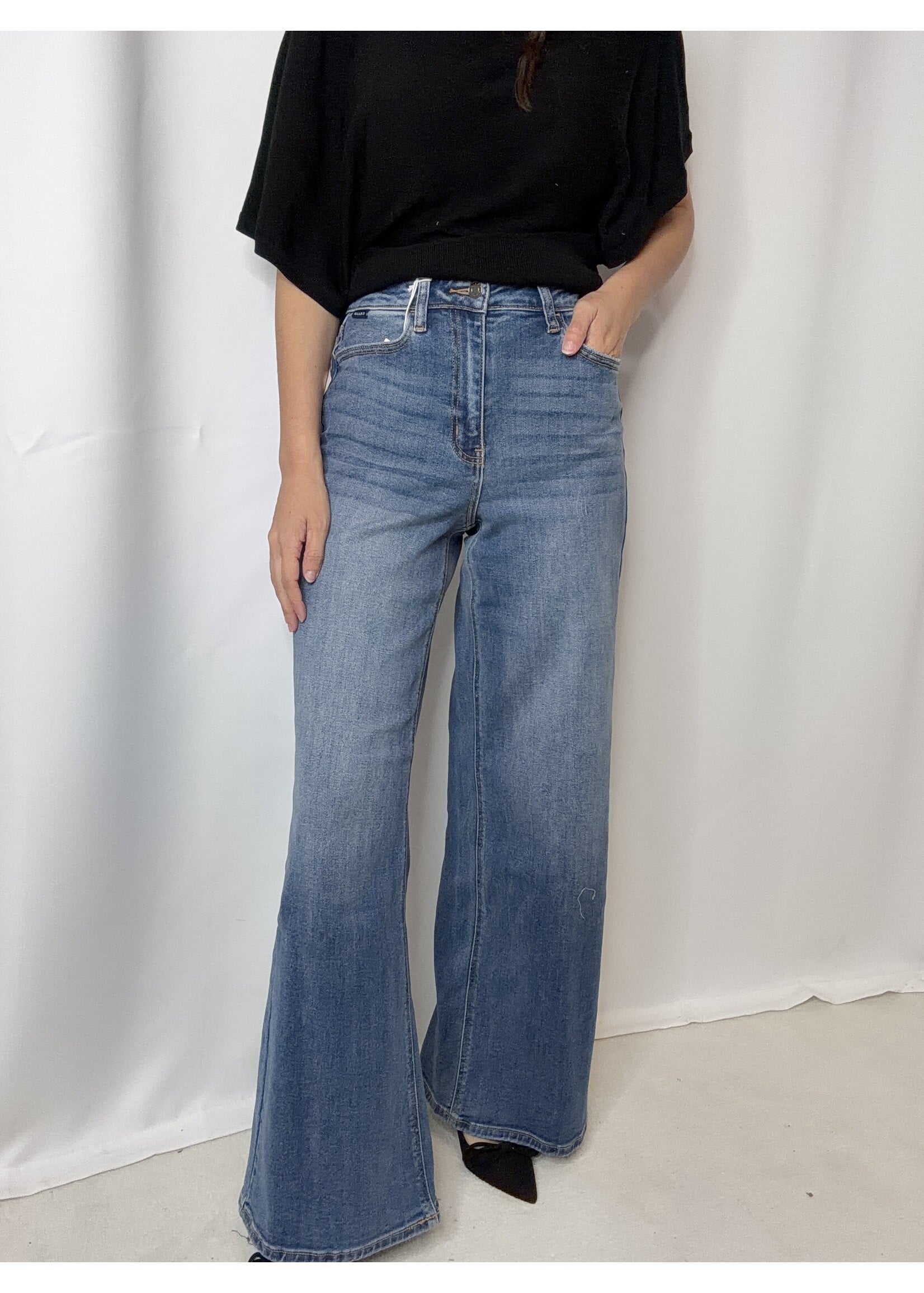 High Rise Wide Leg Jeans
