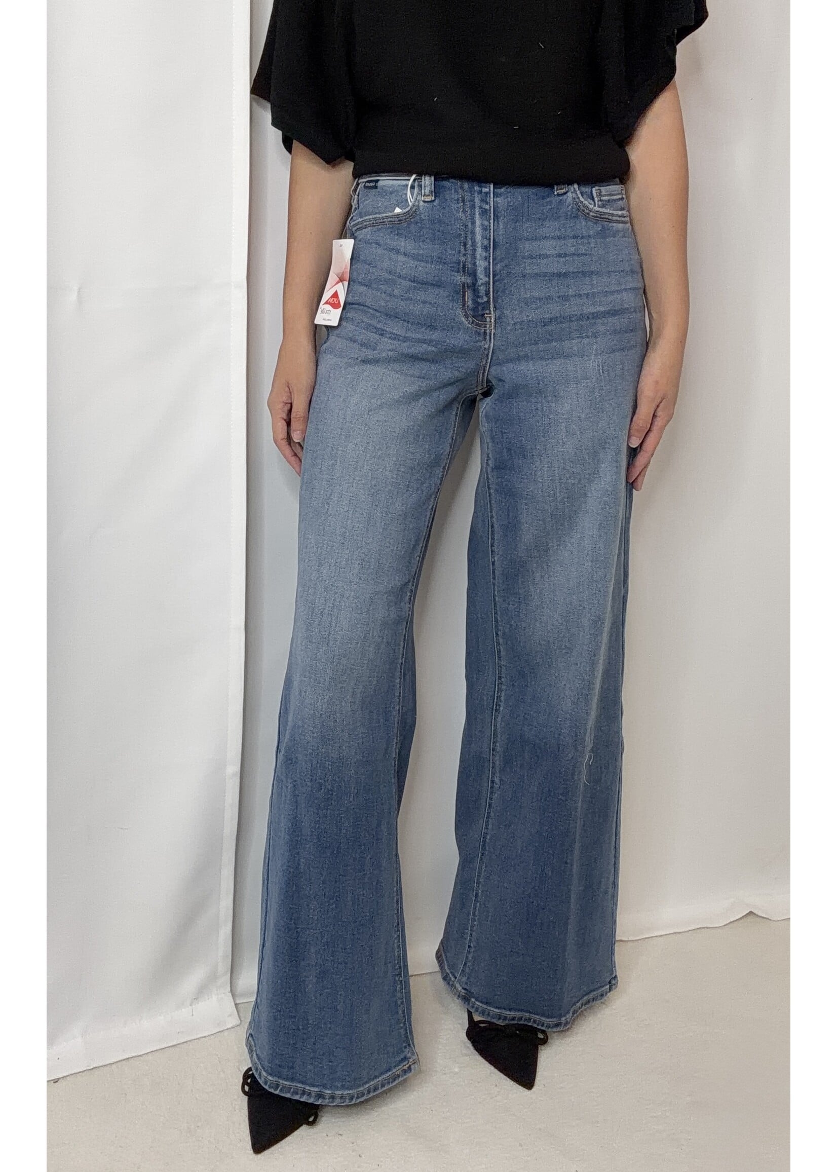High Rise Wide Leg Jeans