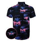 Retro Rifle The Palm Hawaiian Shirt