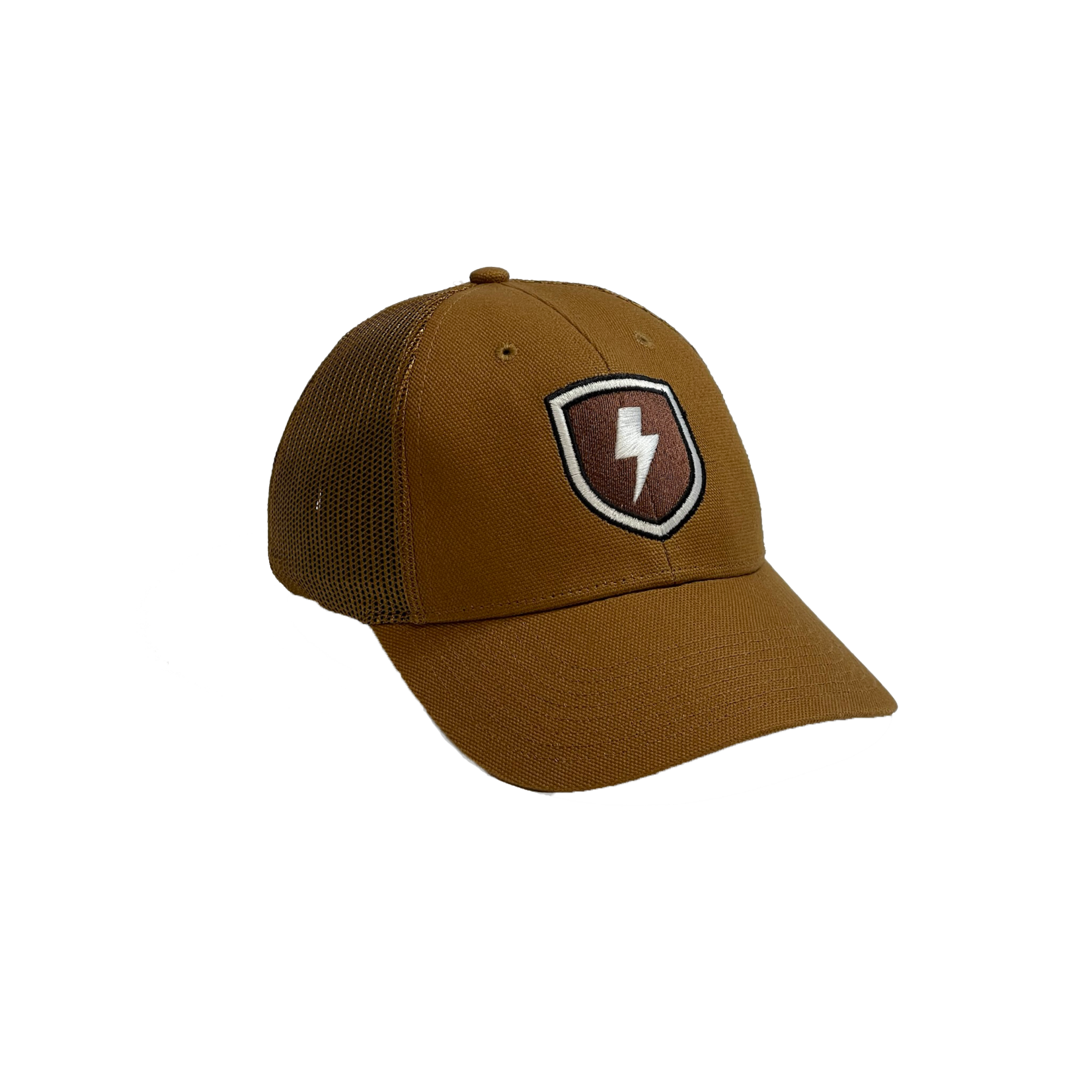 Defender Outdoors Canvas Mesh Back Two-Tone Shield Hat
