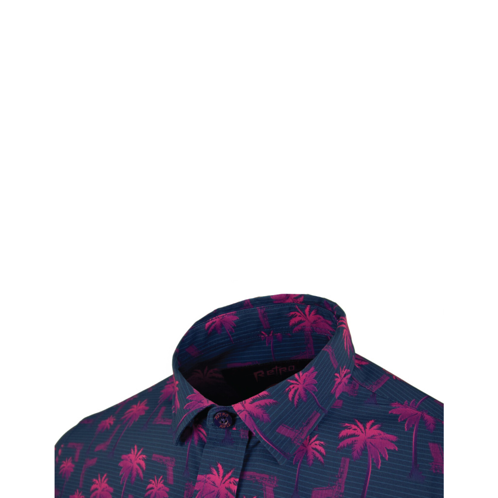 Retro Rifle Rising Palm Hawaiian Shirt