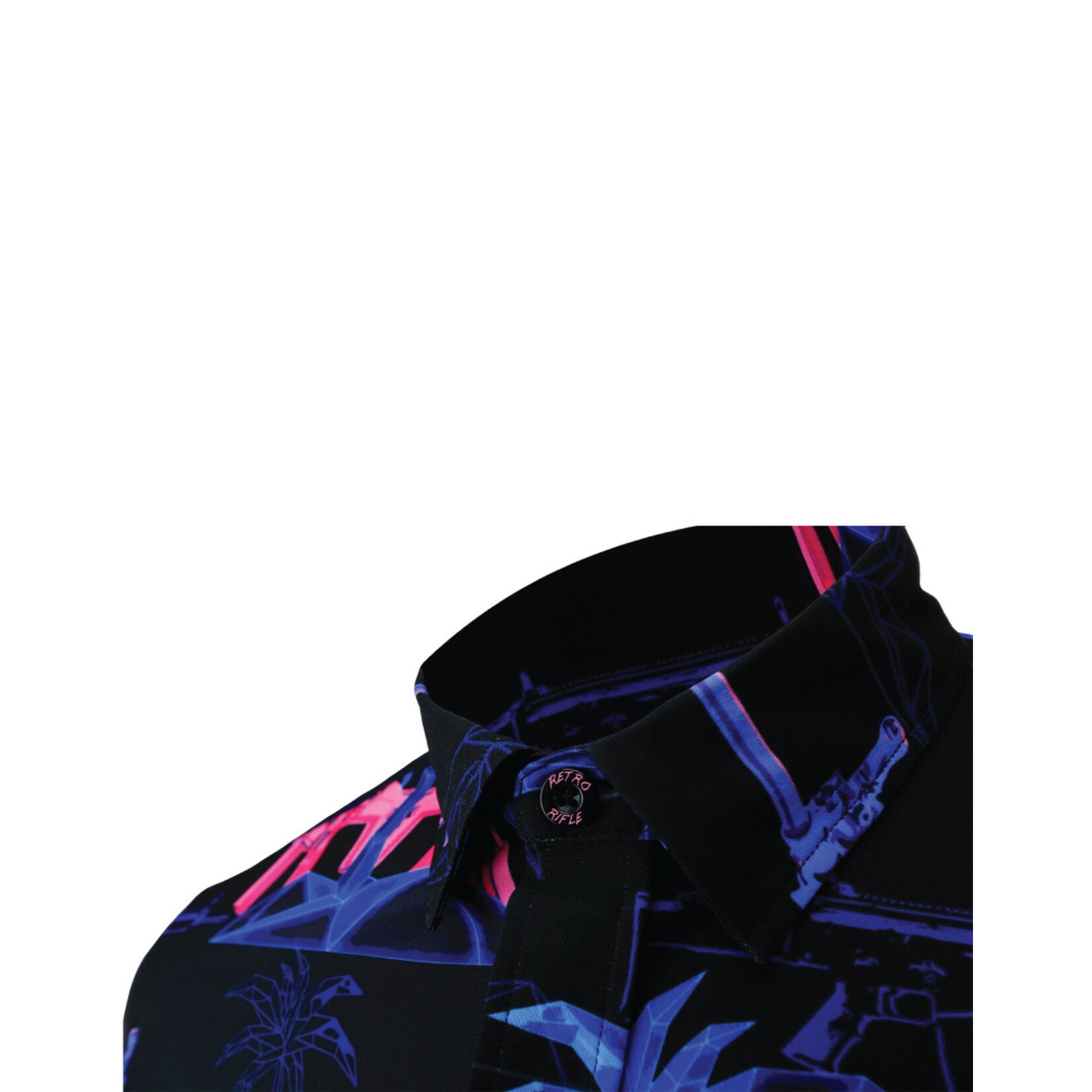 Retro Rifle The Palm Hawaiian Shirt