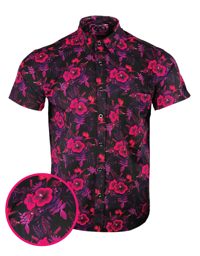Hibiscus Hawaiian Shirt - Defender Outdoors