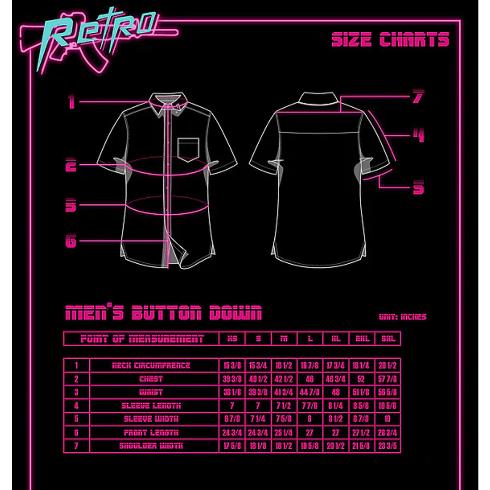 Retro Rifle Blueprint Hawaiian Shirt