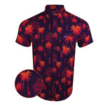 Retro Rifle Coastal Palm Hawaiian Shirt