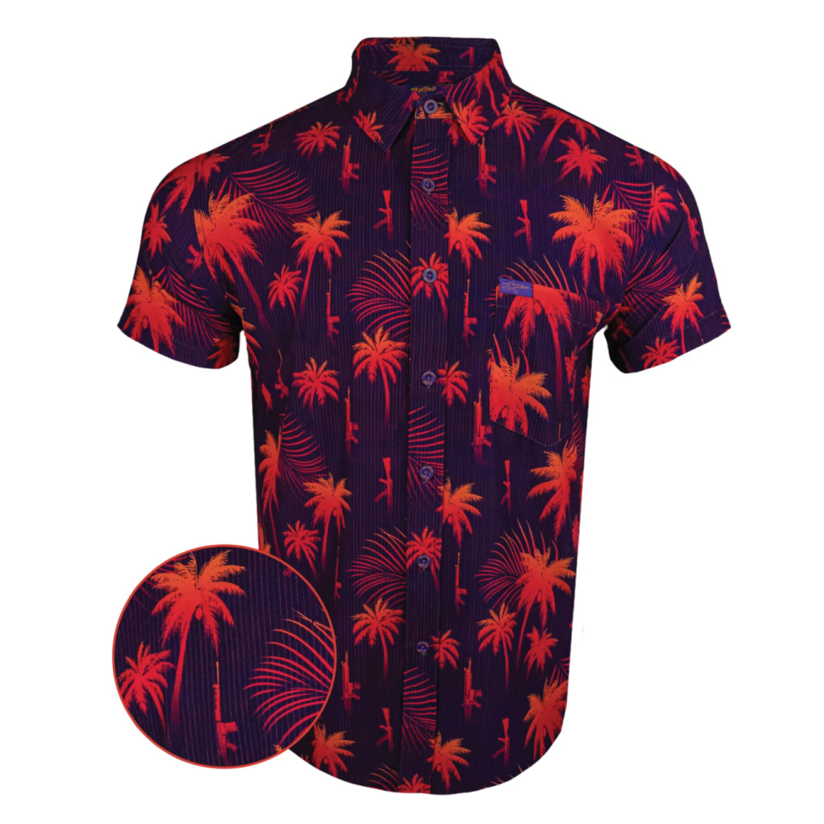 Coastal Palm Hawaiian Shirt