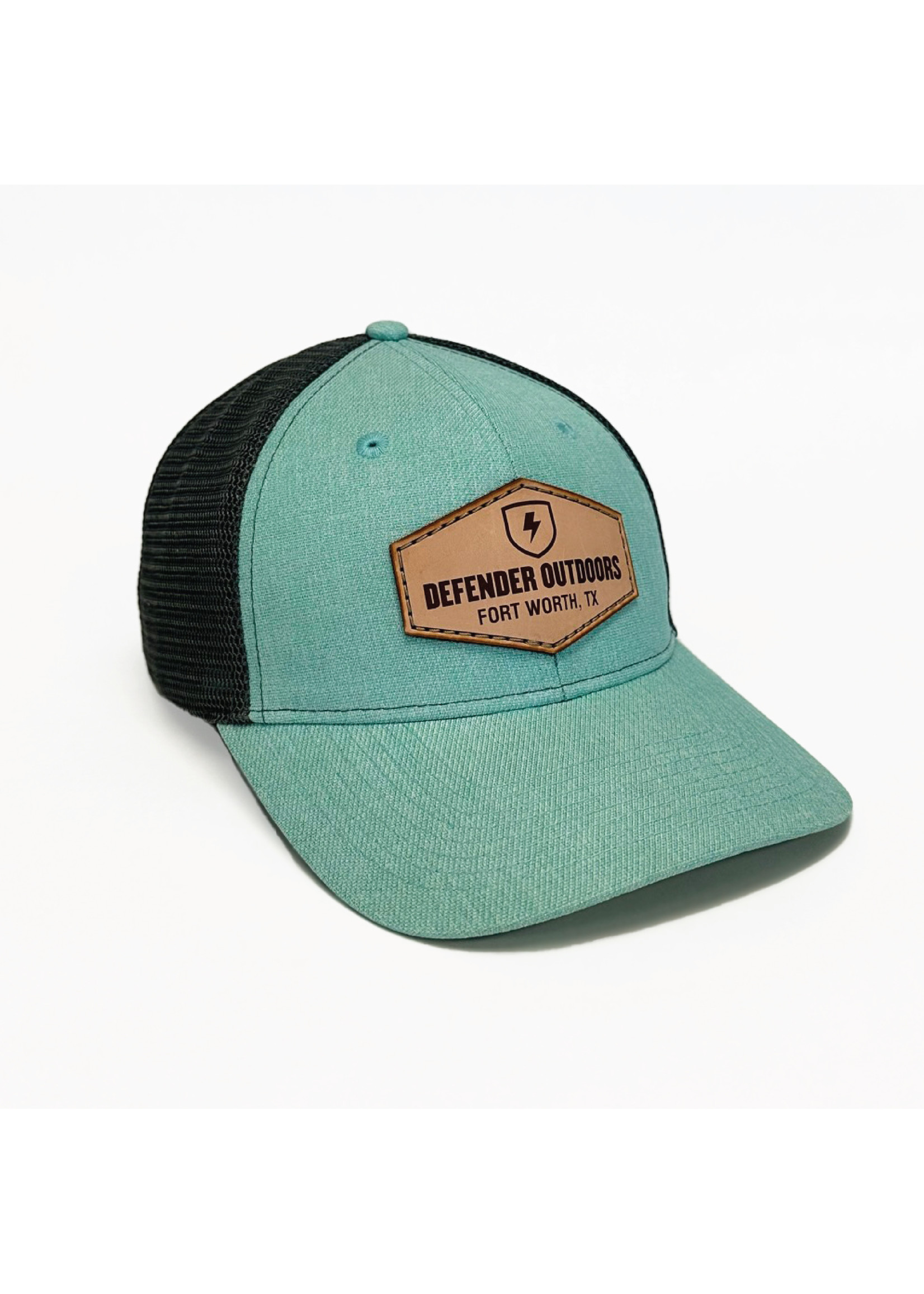 Lost Hat Co. Lost Hat Co Leather Patch Trucker Hat