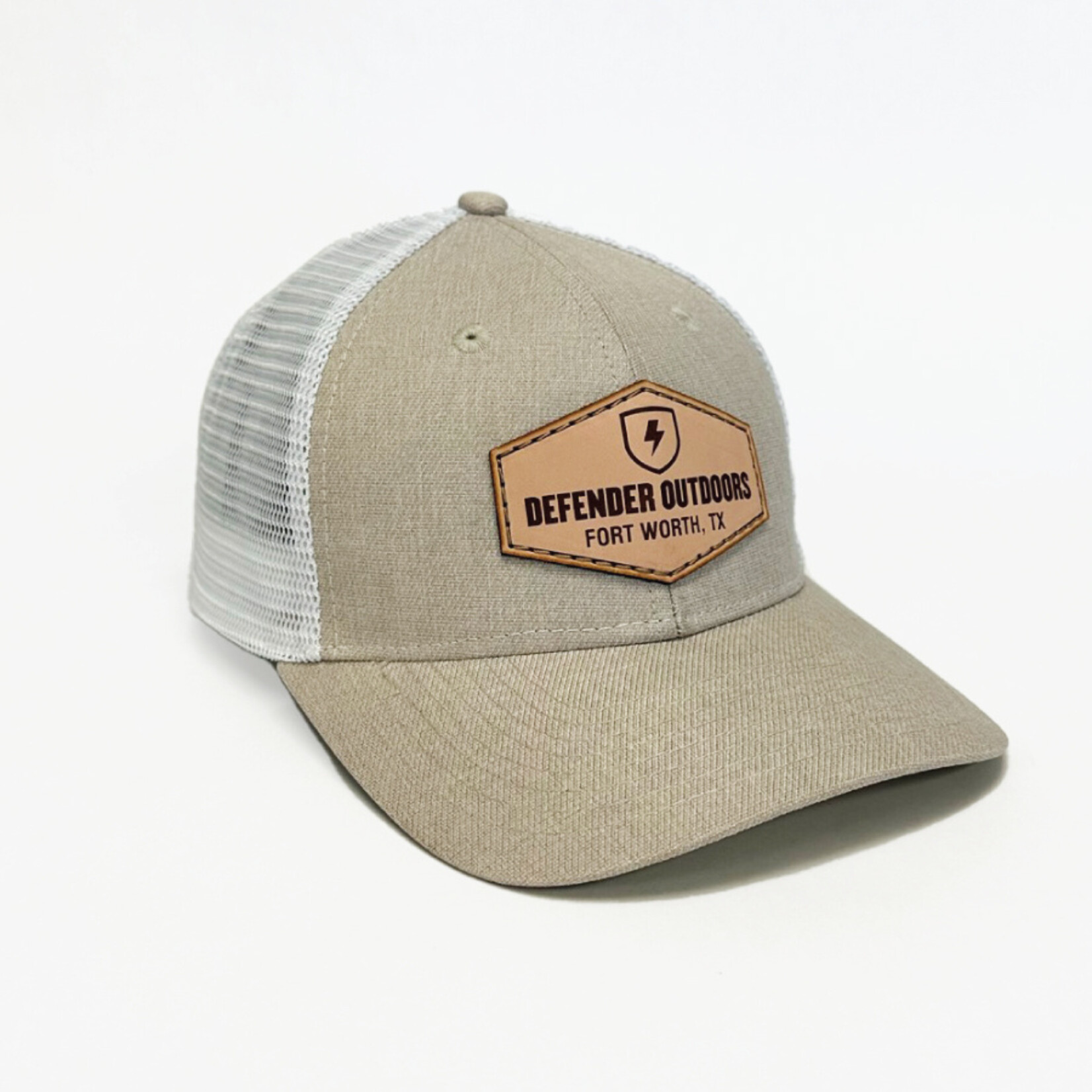 Lost Hat Co. Lost Hat Co Leather Patch Trucker Hat