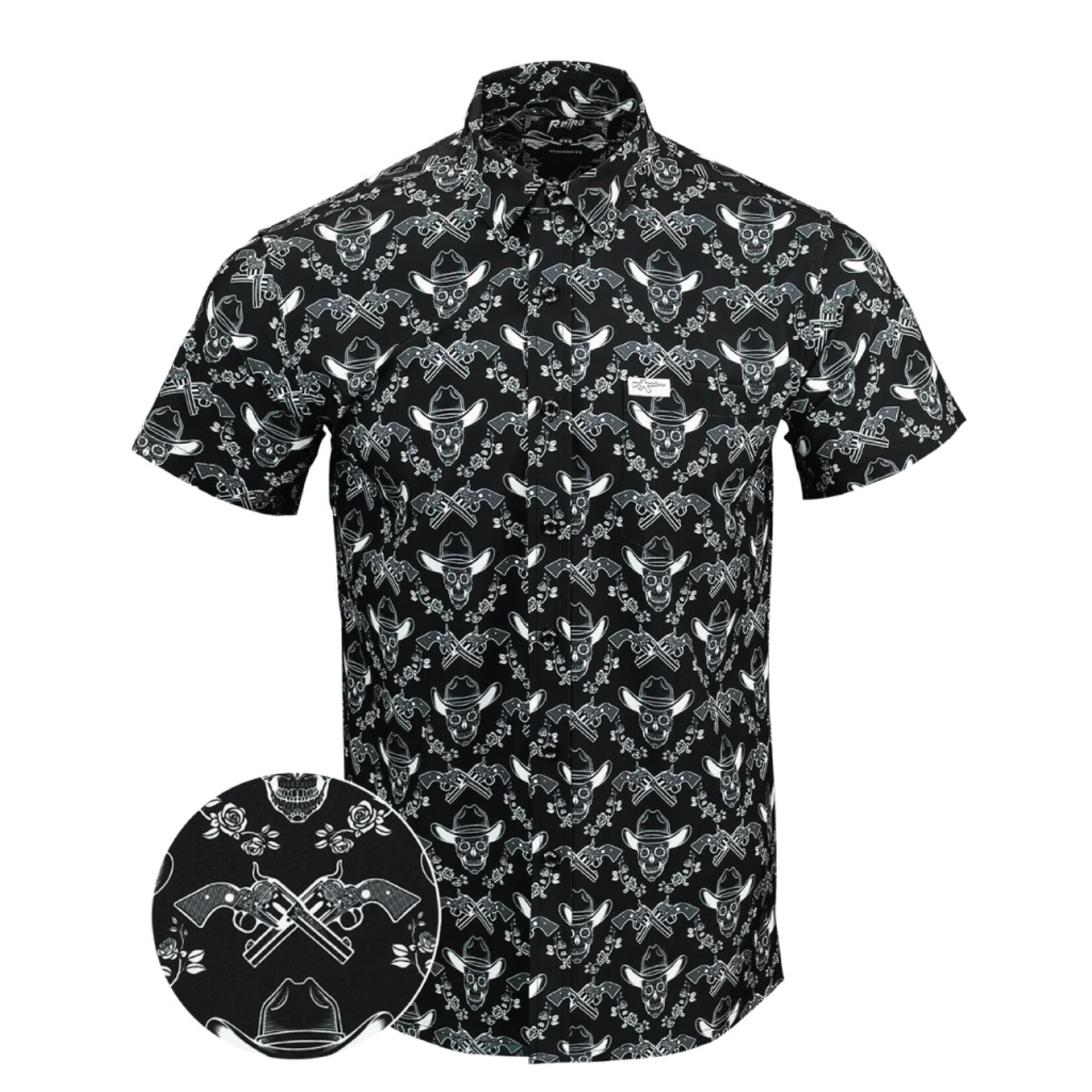 Retro Rifle Vaquero Hawaiian Shirt