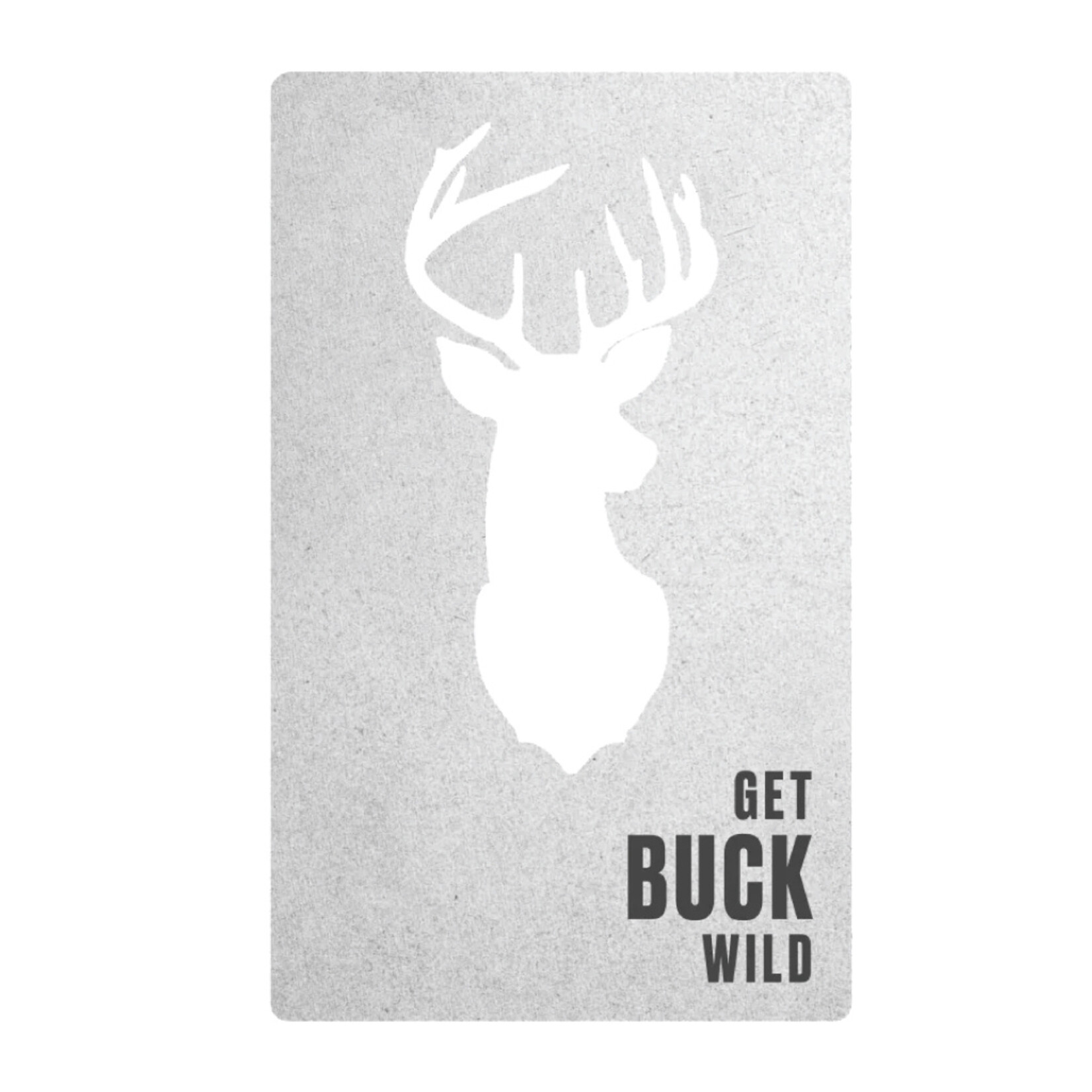 Zootility Get Buck Wild  Bottle Opener Card