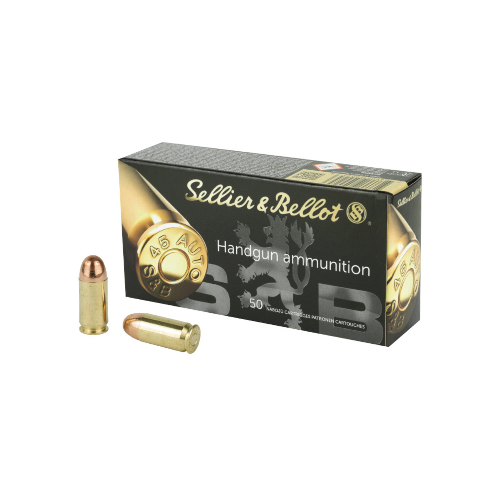 Sellier & Bellot SB45A Handgun Target 45 ACP 230gr 50rd Box