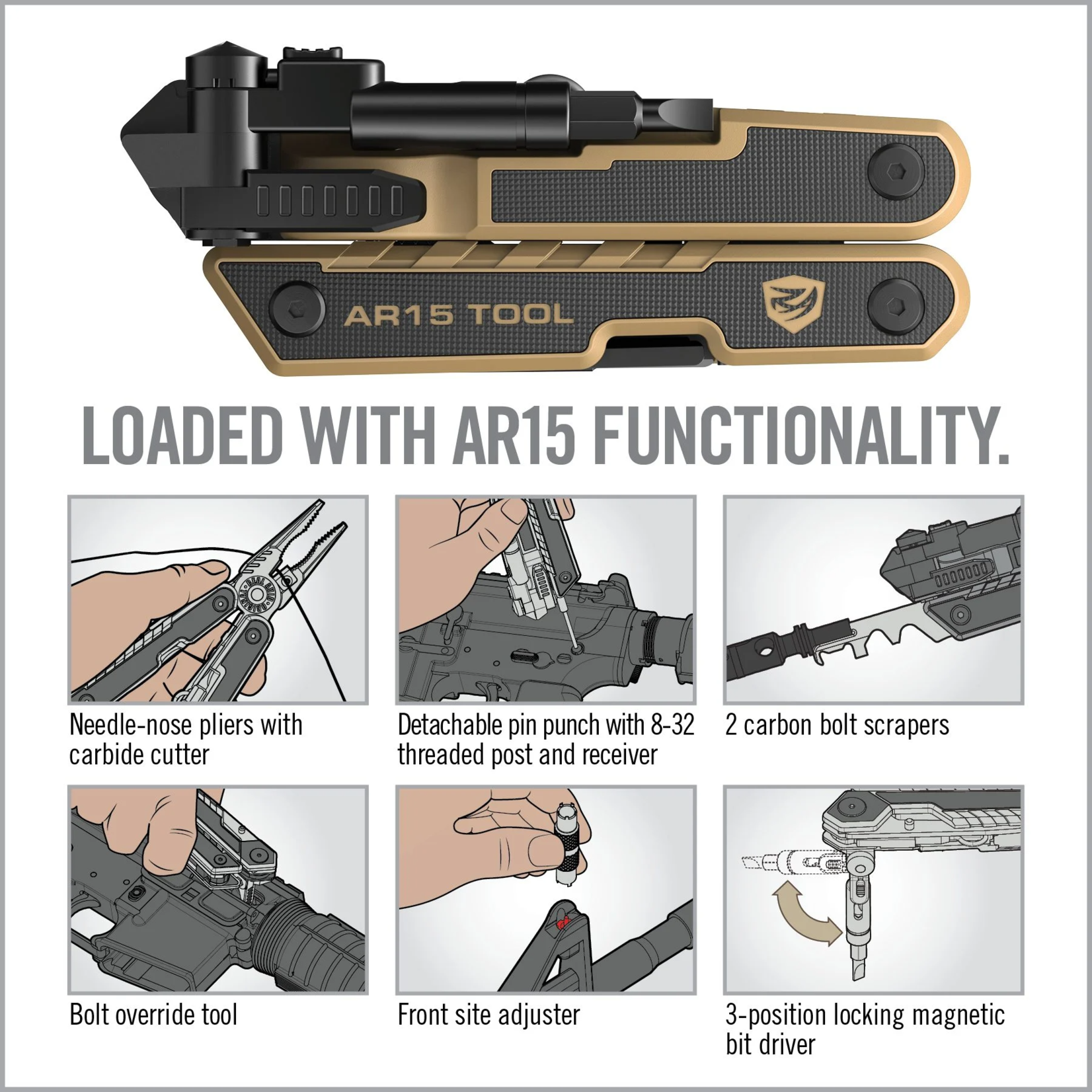 Real Avid Tactical AR15 Multi-Tool
